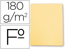 Subcarpeta cartulina Gio Folio amarillo pastel 180 g/m²